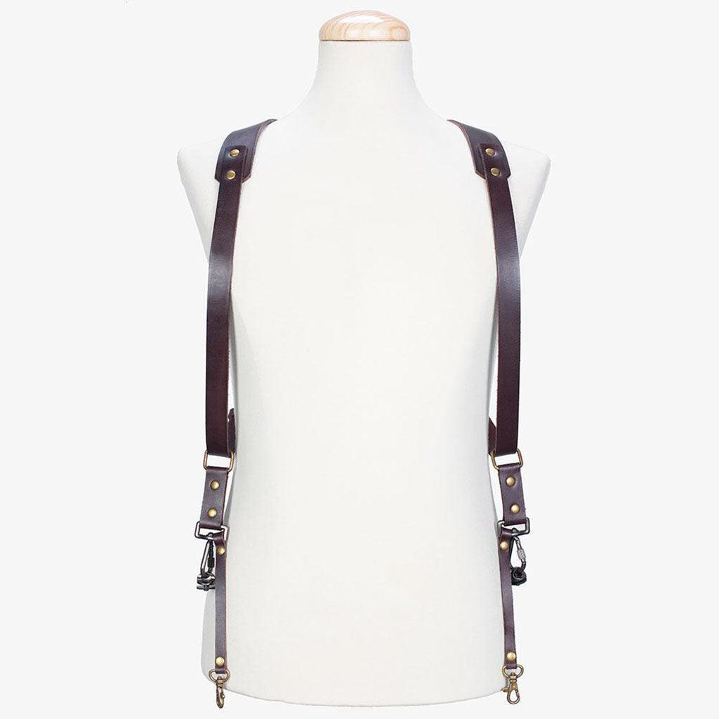 Berlin #702 - Brown dual leather camera strap · immagine principale