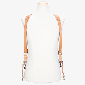 Berlin #703 - Tanned dual leather camera strap