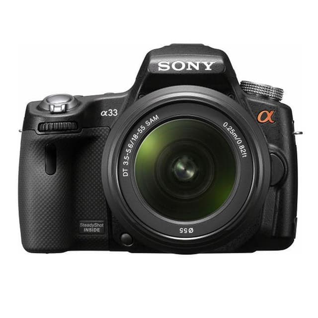 SLT-A33 SLR - Black + Sony DT 18-55mm f/3.5-5.6 SAM f/3.5-5.6  · main image