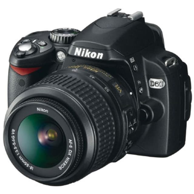 D60 SLR - Nero + Nikon AF-S DX Nikkor 18-70mm f/3.5-4.5G IF-ED f/3.5-4.5  · immagine principale