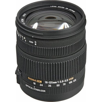 Canon EF 18-125mm f/3.8-5.6 lenses 