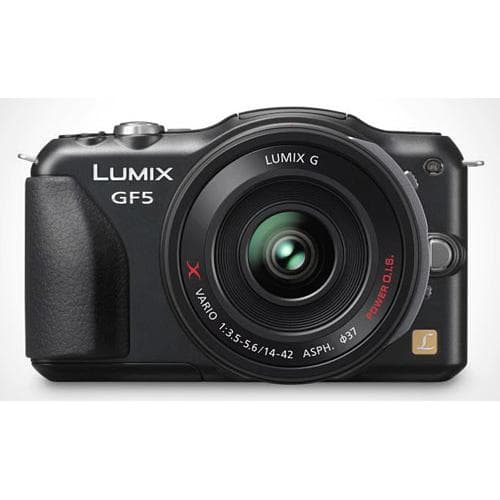 Altro Lumix DMC-GF5 - Nero + Panasonic Lumix G Vario 14-42mm f/3.5-5.6 f/3.5-5.6  · immagine principale