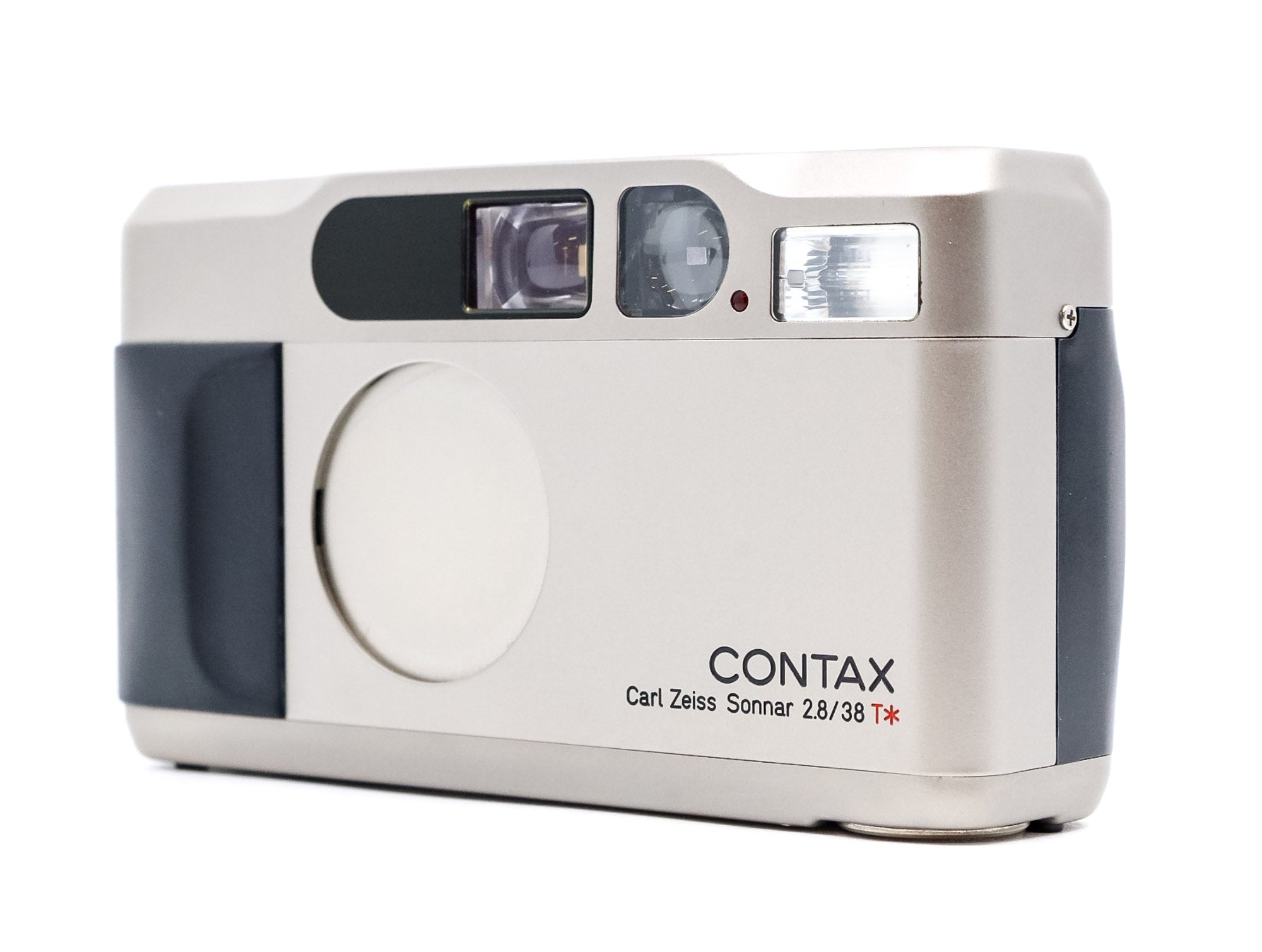 Contax T2 Silver Carl Zeizz Sonar 2.8 - Cámara de Película de 35mm