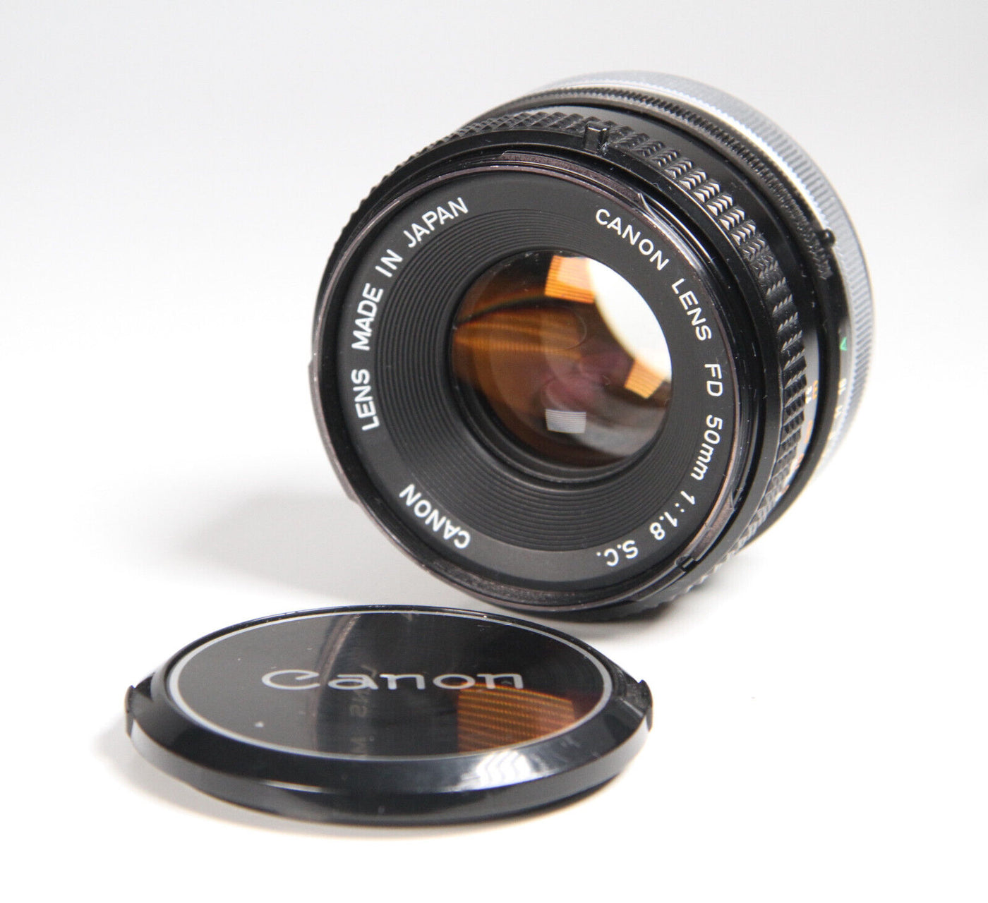 Canon FD 50mm 1:1.8 S.C. Lunghezza focale fissa solo per telecamere analogiche · immagine principale