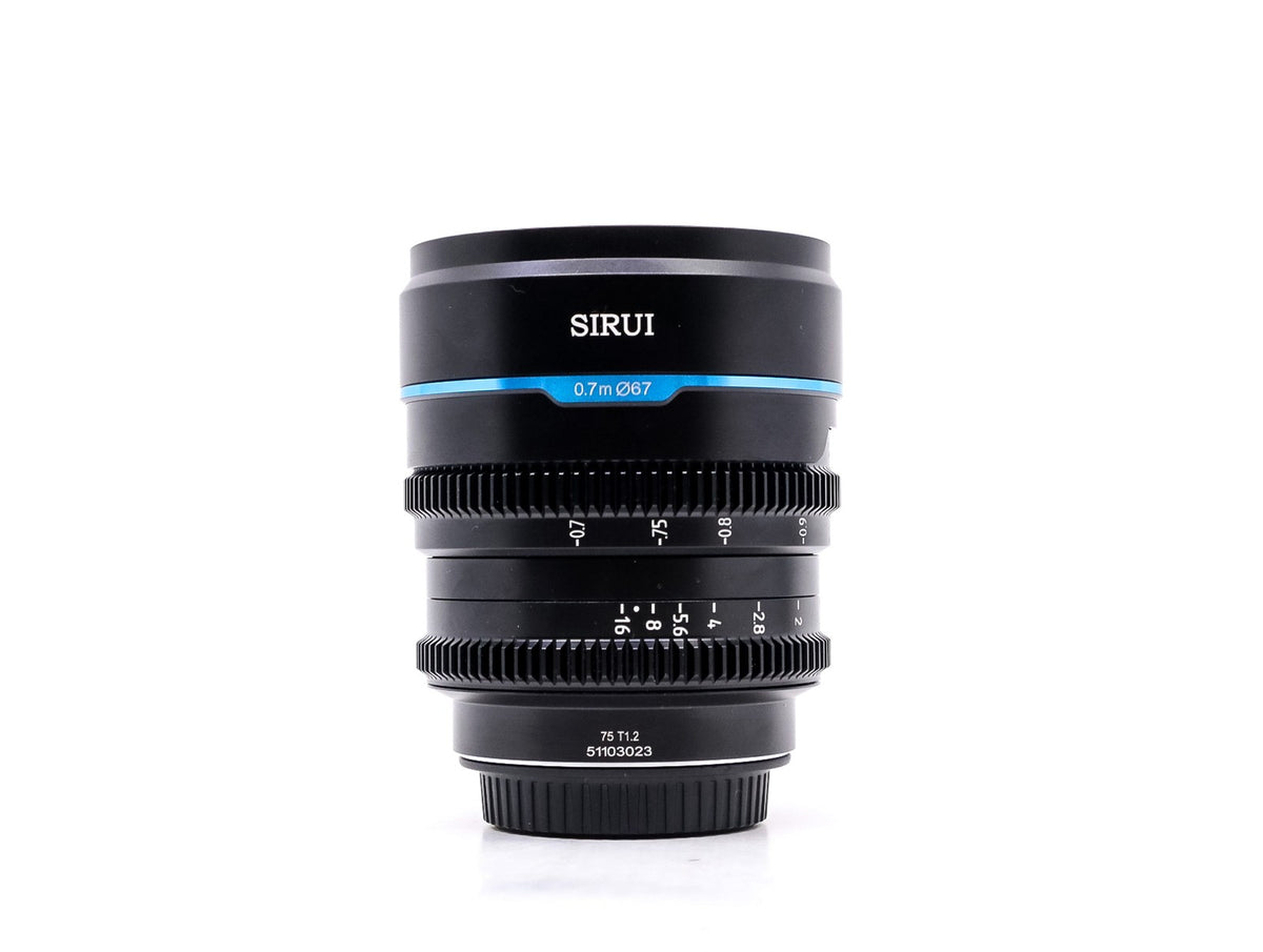 Sirui 75mm T1.2 Nightwalker - Sony E Fit · immagine principale