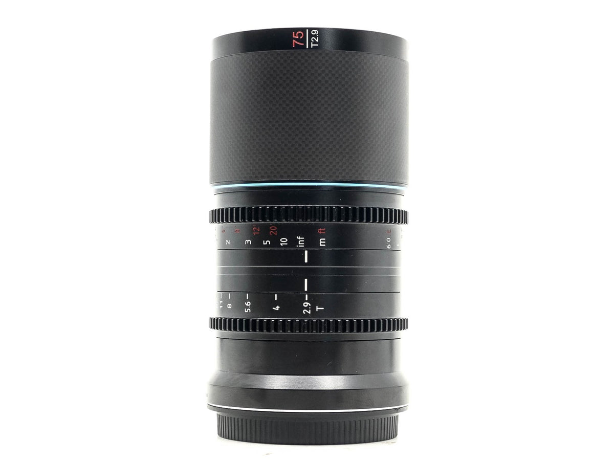 Sirui Saturn 75mm T2.9 1.6x Anamorphic [Neutral Flare] - Nikon Z Fit · immagine principale
