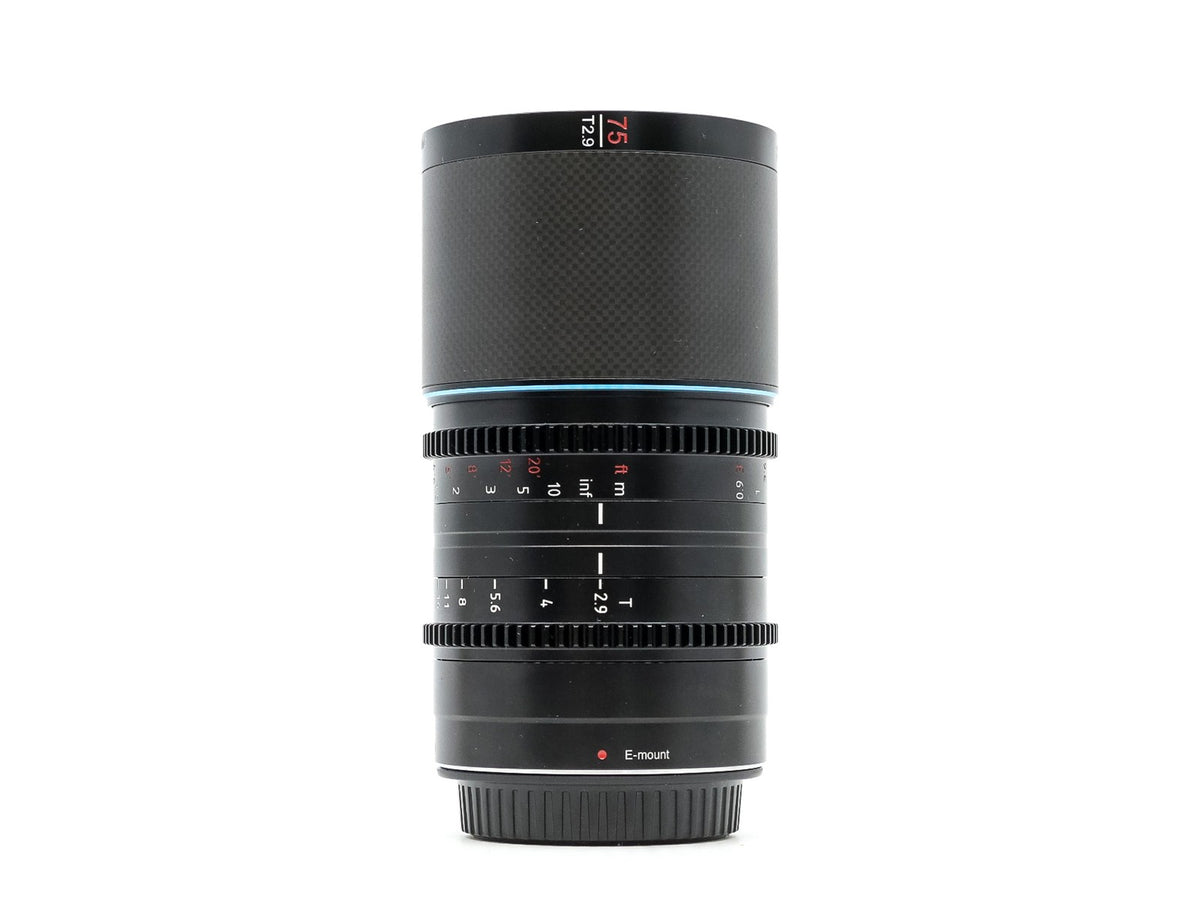 Sirui Saturn 75mm T2.9 1.6x Anamorphic [Neutral Flare] - Sony FE Fit · immagine principale