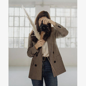 Berlin #602 - Brown sling leather camera strap