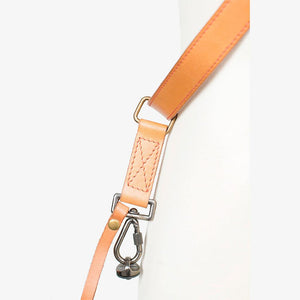 Tokyo #603 - Tanned & Red sling leather camera strap