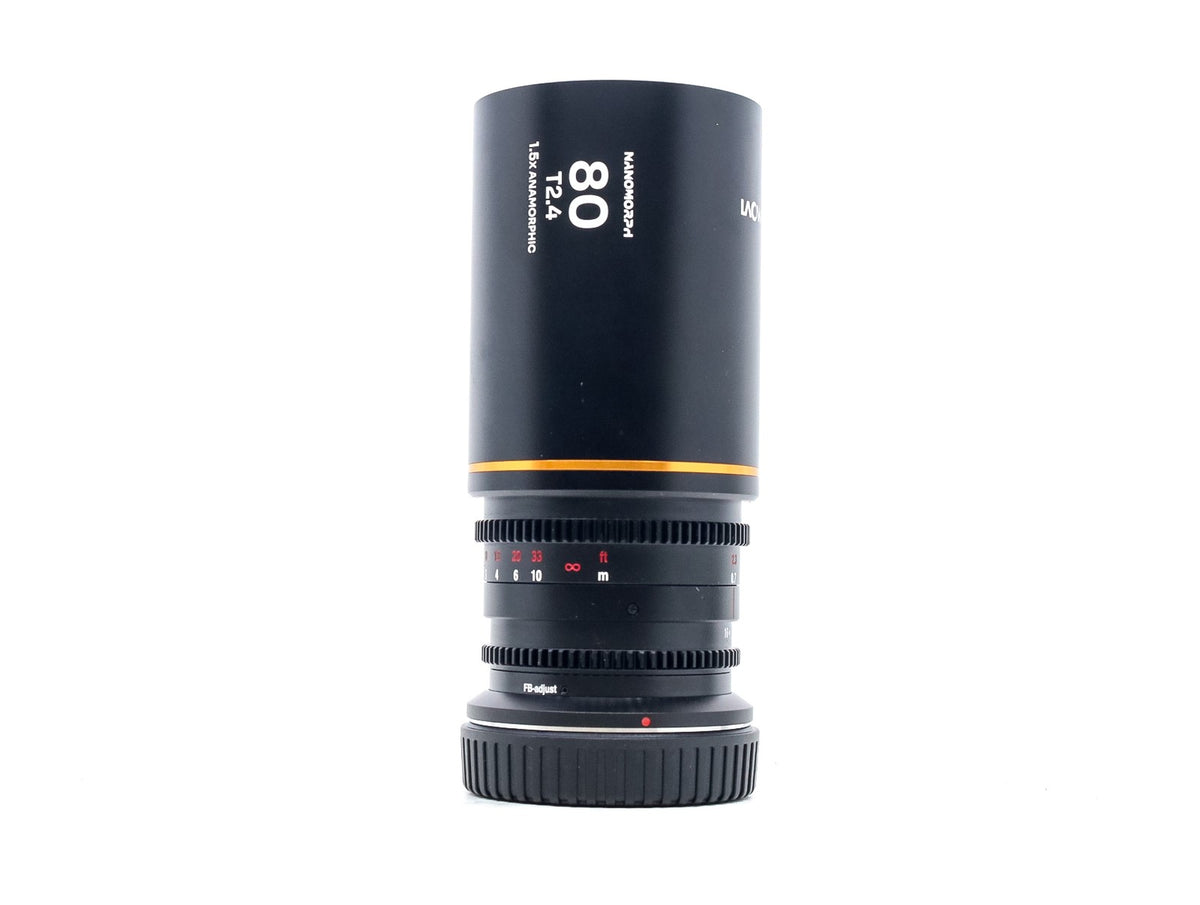 Venus Laowa 80mm T2.4 Nanomorph [Amber Flare] - Canon RF Fit · immagine principale