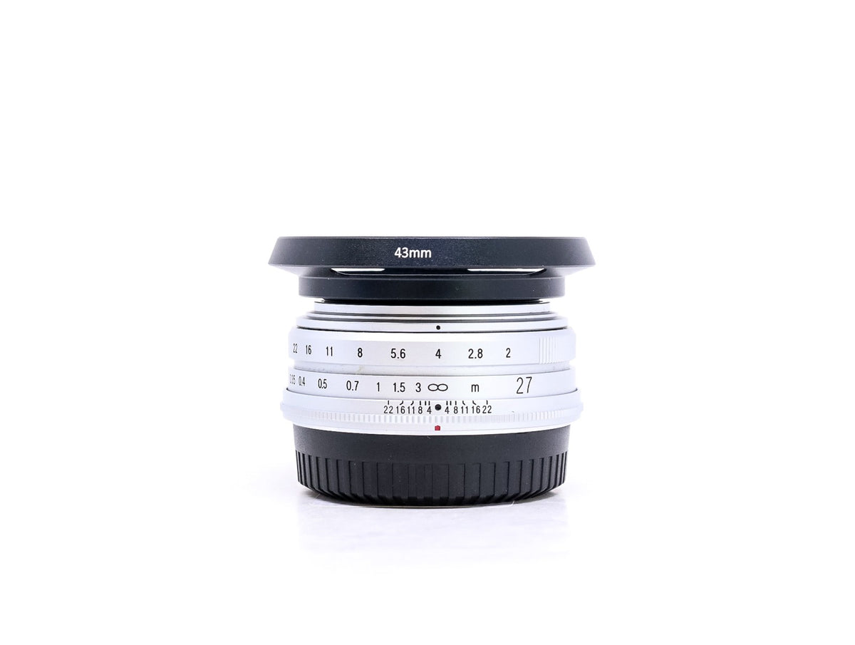 Voigtlander Ultron 27mm f/2 - Fujifilm X Fit · immagine principale