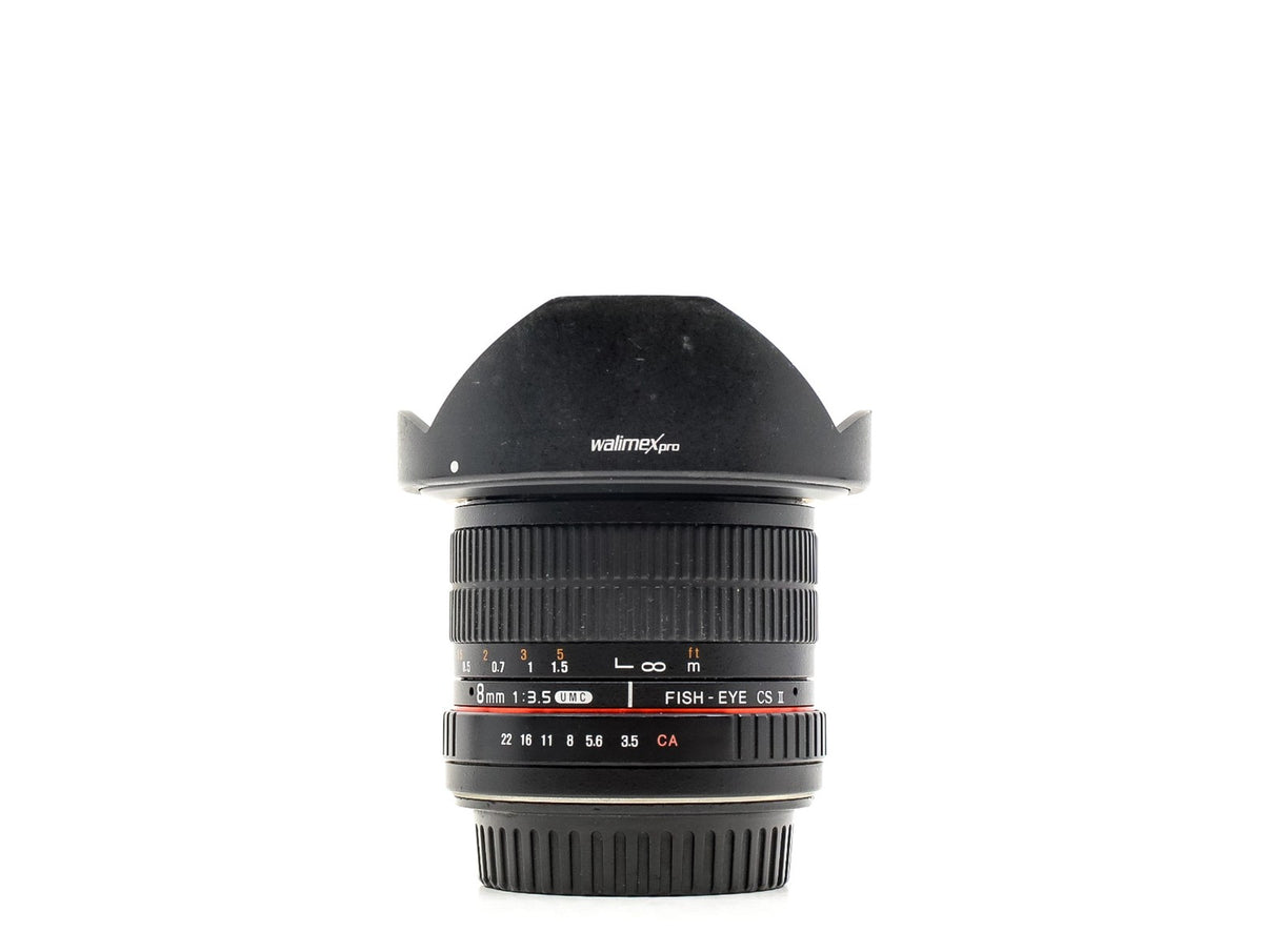 Walimex Pro 8mm f/3.5 Fisheye UMC CS II - Canon EF-S Fit · immagine principale