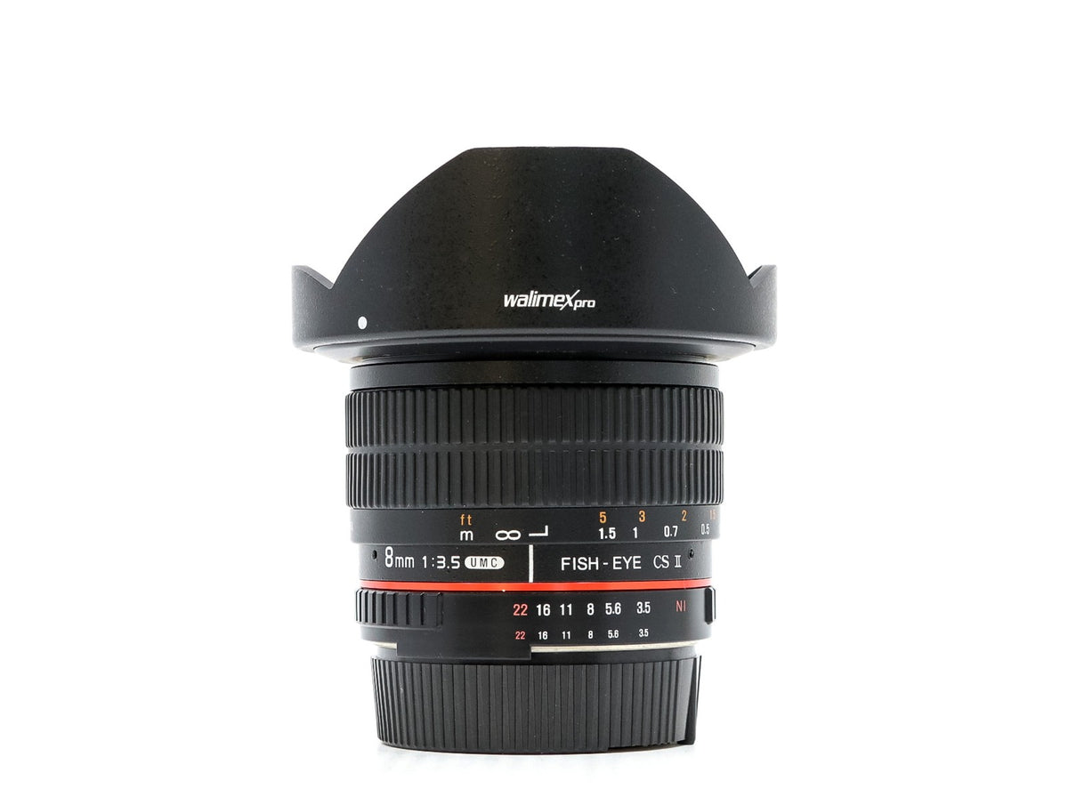 Walimex Pro 8mm f/3.5 UMC CS Fisheye II - Nikon Fit · immagine principale