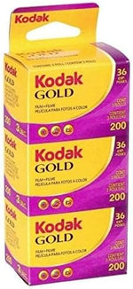 Pellicola KODAK 35 mm GOLD 200 / confezione da 3 / GB135-36-Confezione verticale