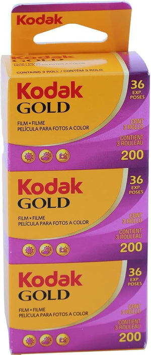 KODAK 35mm GOLD 200 Film / paquete de 3 / GB135-36-Vertical embalaje