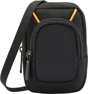 Camerashop Bolsa de cámara para cámaras compactas, tamaño mediano, Sólido, Negro, 12.7L x 8.1W x 5.1H centímetros