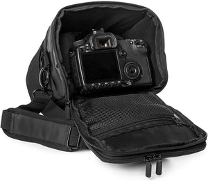 Baxxtar Pro Novo SLR Colt Custodia per fotocamera SLR (tunnel per cintura a tracolla) compatibile con Canon EOS RP R7 R8 R10 R50 250D 2000D 4000D - Nikon Z-50 D5600 - Sony Alpha 7