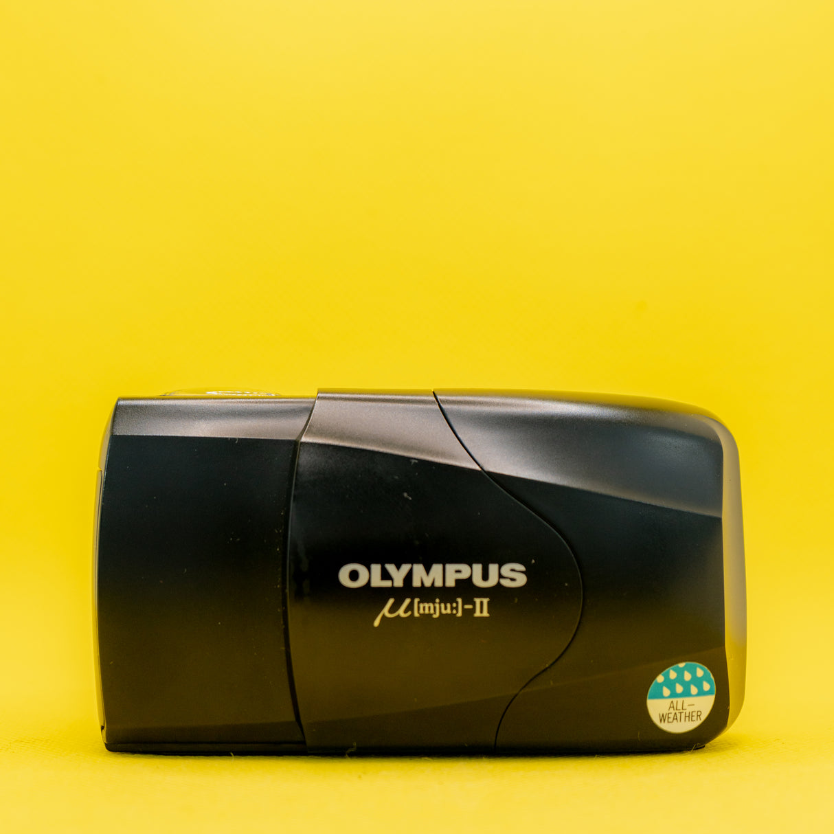 Olympus MJU II (GRIGIO) Versione F2.8 - Fotocamera a pellicola punta e scatta premium da 35 mm
