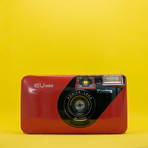 Konica EU Mini (versione grigia) - Fotocamera compatta da 35 mm