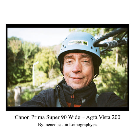 Canon Prima Super 90 Wide - Fotocamera a pellicola premium da 35 mm, nuova di zecca